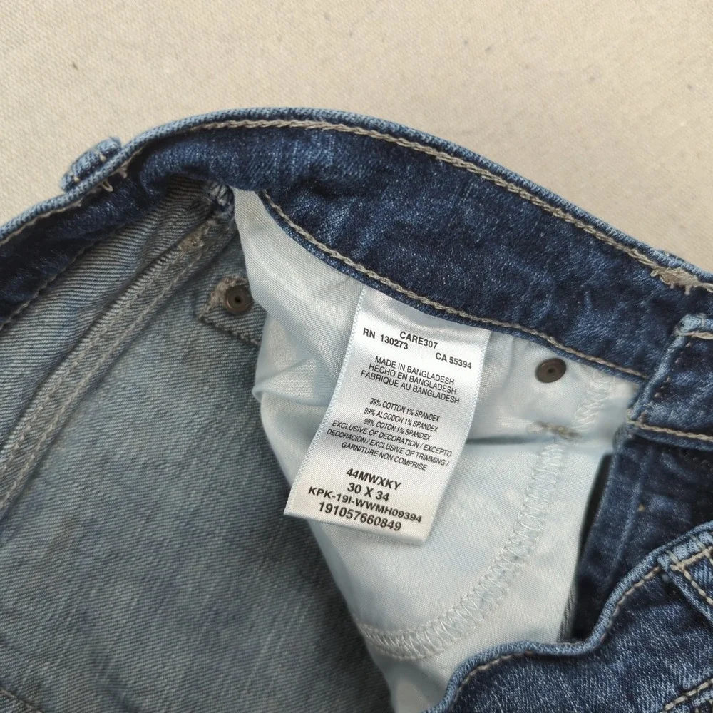 Wrangler Jeans Mens 30x34 Blue 20X Slim Straight Western Cowboy Rodeo‎